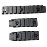 ASG Airsoft Keymod Key Rail Set 3 Piece Metal Black (18511)